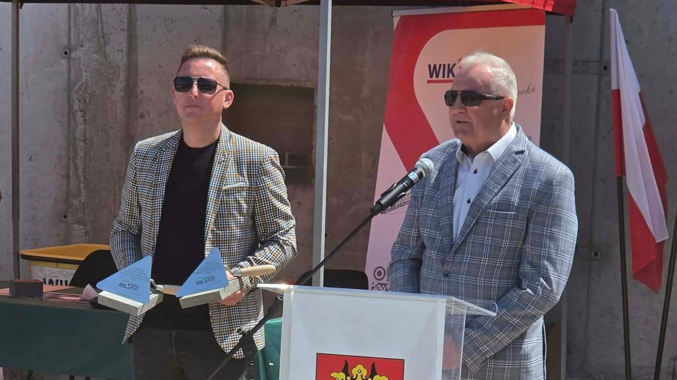 Wmurowanie kamienia węgielnego pod budowę Powiatowego Centrum Rekreacji i Sportu w Lipnie